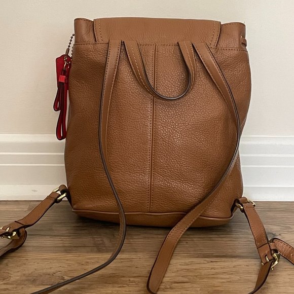 *AUTHENTIC* Coach Park Leather Backpack (# F24385) main image 7